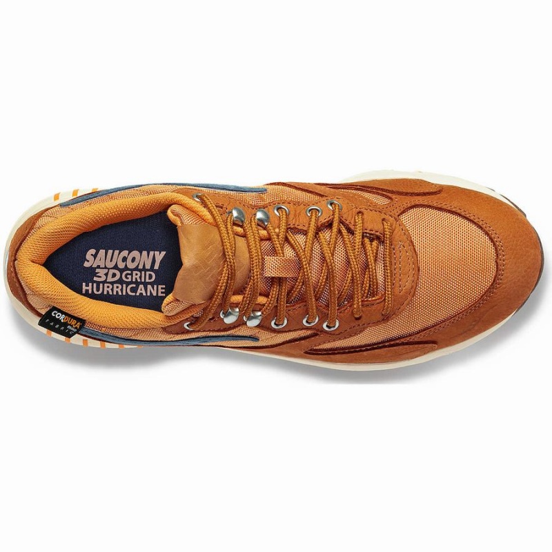 Saucony 3D Grid Hurricane Endless Knot Joggesko Dame Brune Rød | S36987-M19