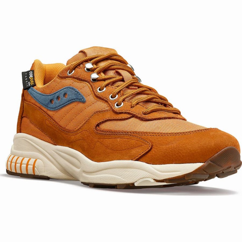 Saucony 3D Grid Hurricane Endless Knot Joggesko Dame Brune Rød | S36987-M19