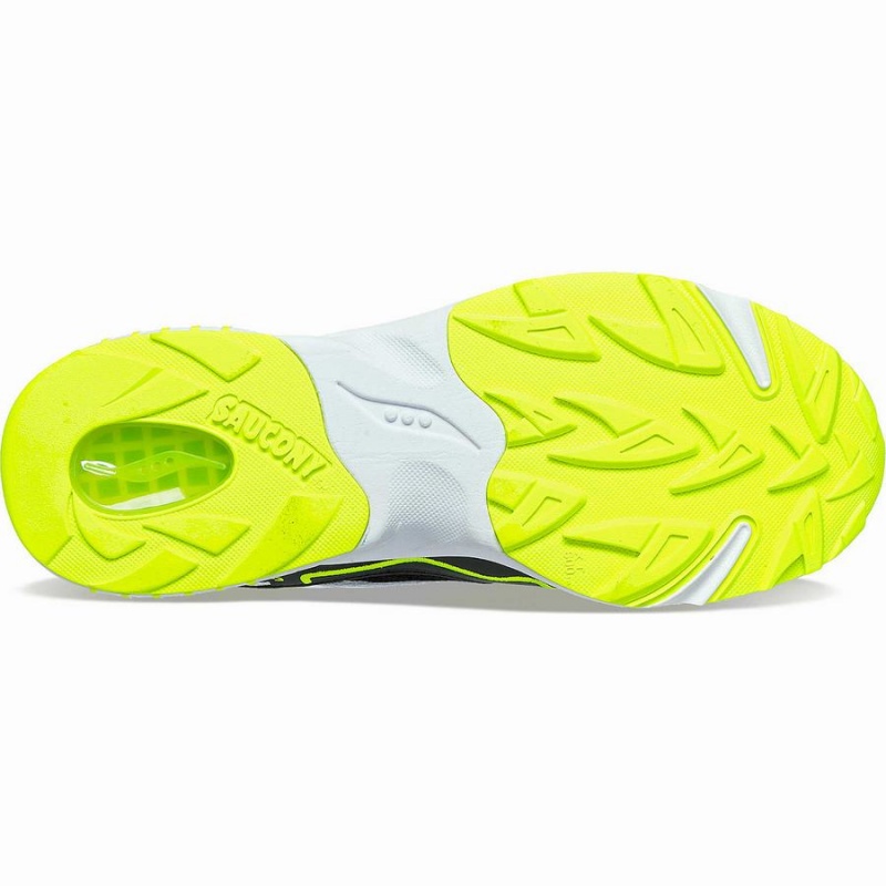 Saucony 3D Grid Hurricane Joggesko Dame Svarte Hvite | S06914-G90