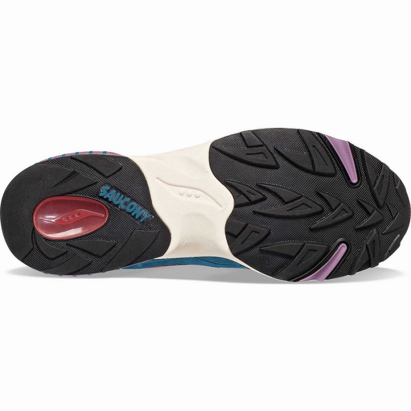 Saucony 3D Grid Hurricane Midnight Swimming Joggesko Dame Grønn Svarte | S85412-E91