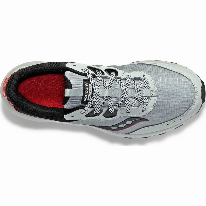 Saucony Aura TR Brede Løpesko Herre Grå Svarte | S95640-W40