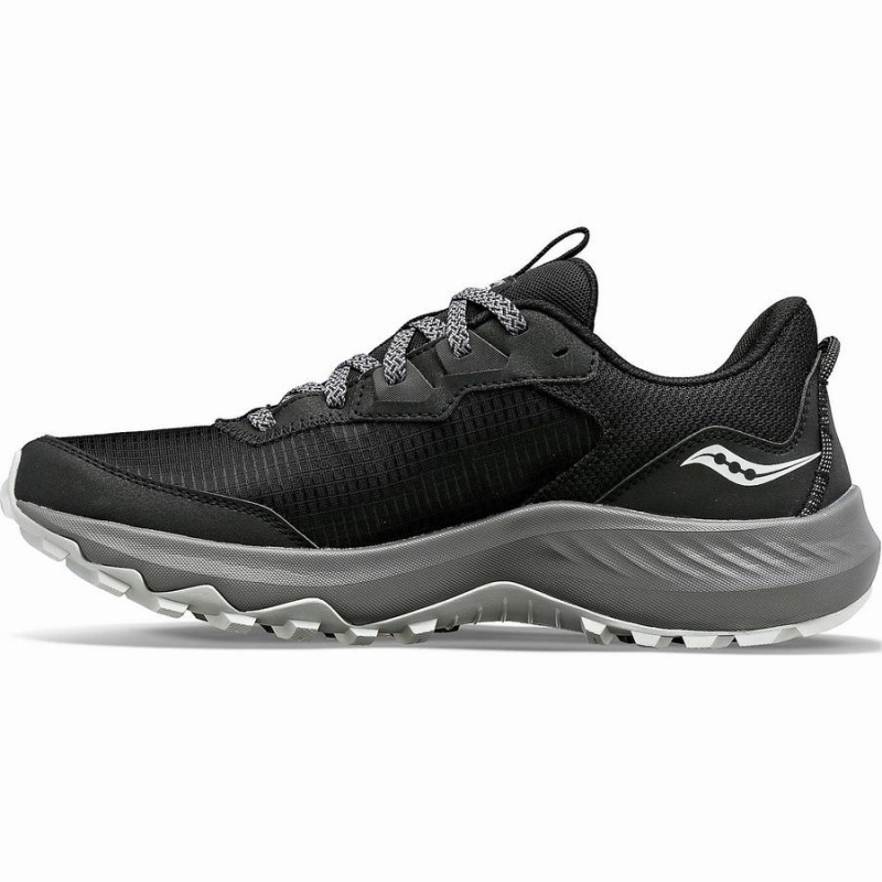 Saucony Aura TR Brede Løpesko Herre Svarte Grå | S28564-E64