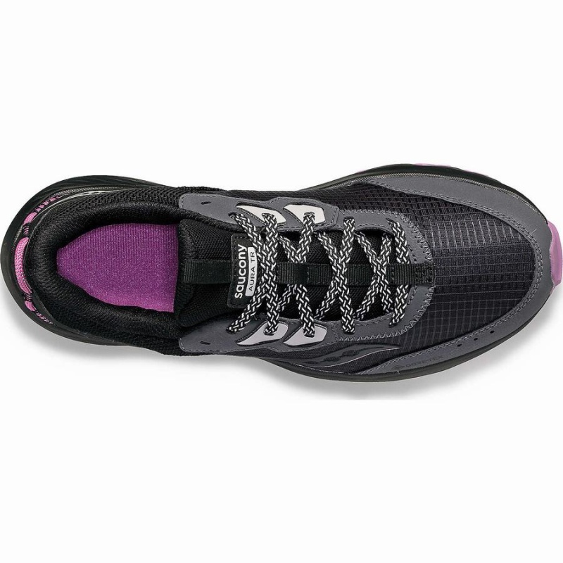 Saucony Aura TR GTX Løpesko Dame Grå Svarte | S58692-P94