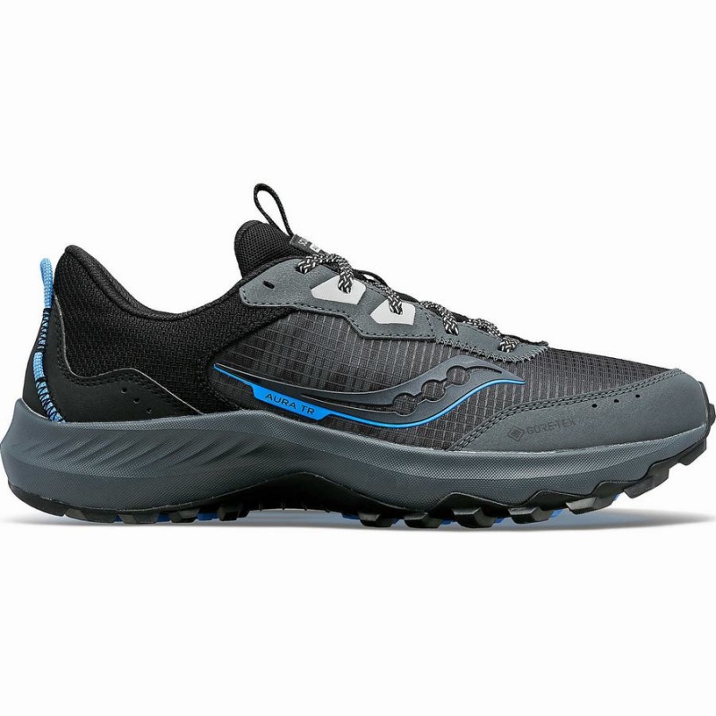 Saucony Aura TR GTX Trail Løpesko Herre Grå Svarte | S62478-Q15