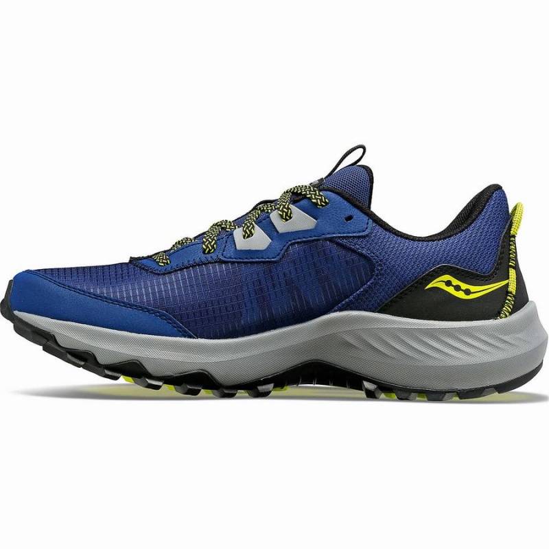 Saucony Aura TR Trail Løpesko Herre Indigo Svarte | S62348-J95