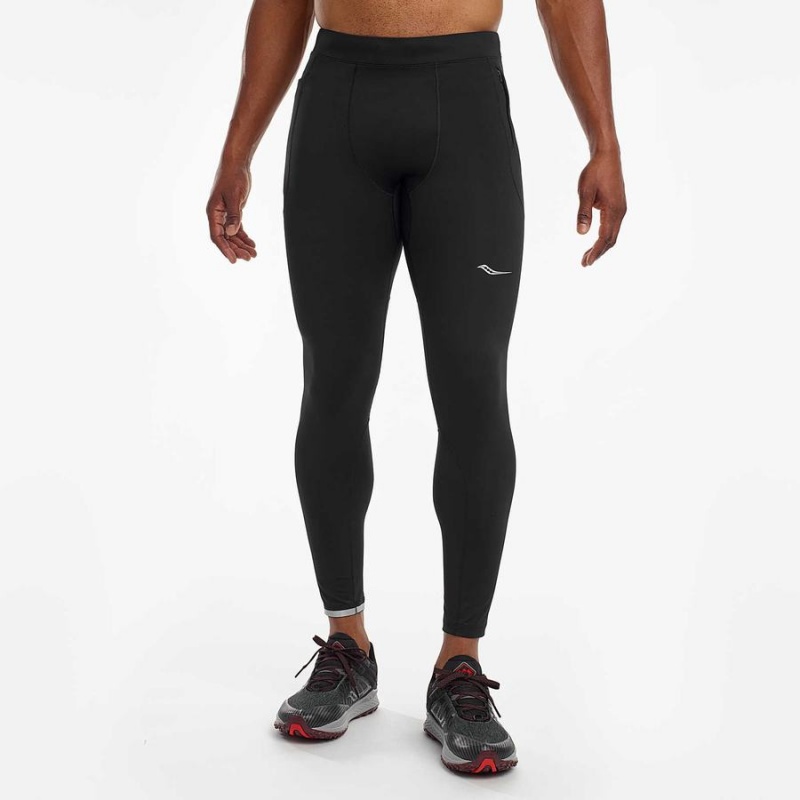 Saucony Bell Lap Tights Herre Svarte | S46573-P59