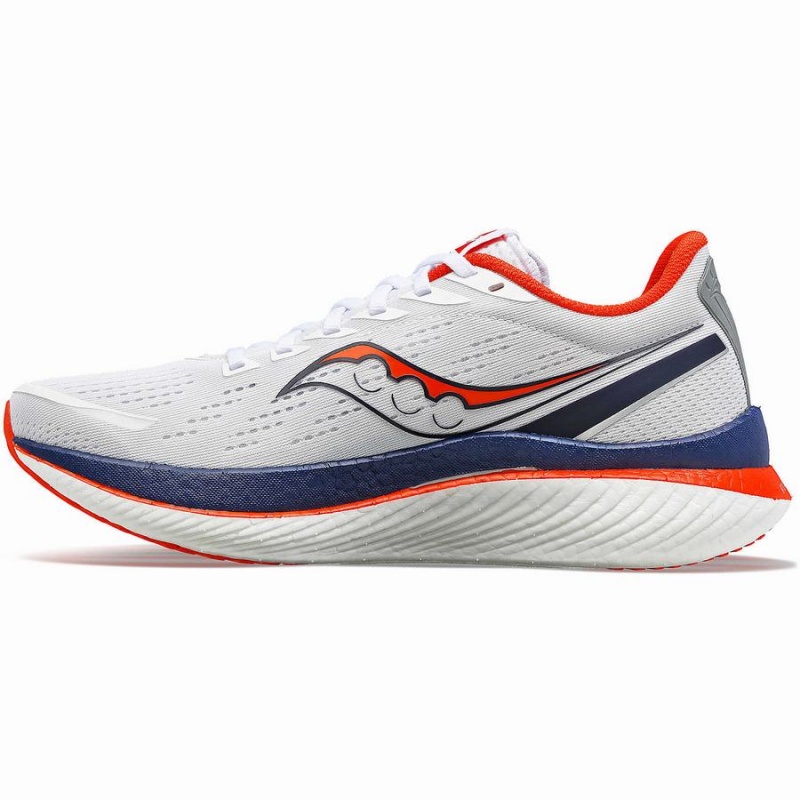 Saucony Boston Endorphin Speed 3 Løpesko Dame Hvite Marineblå | S96813-W78