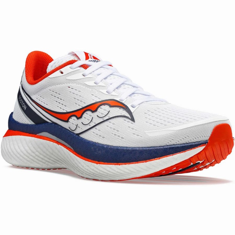 Saucony Boston Endorphin Speed 3 Løpesko Dame Hvite Marineblå | S96813-W78