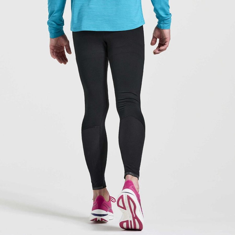 Saucony Boulder Vind Tights Herre Svarte | S35164-E52