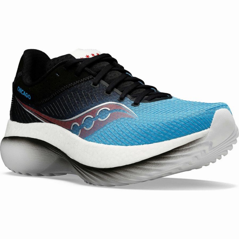 Saucony Chicago Kinvara Pro Løpesko Dame Blå Svarte | S85963-A91