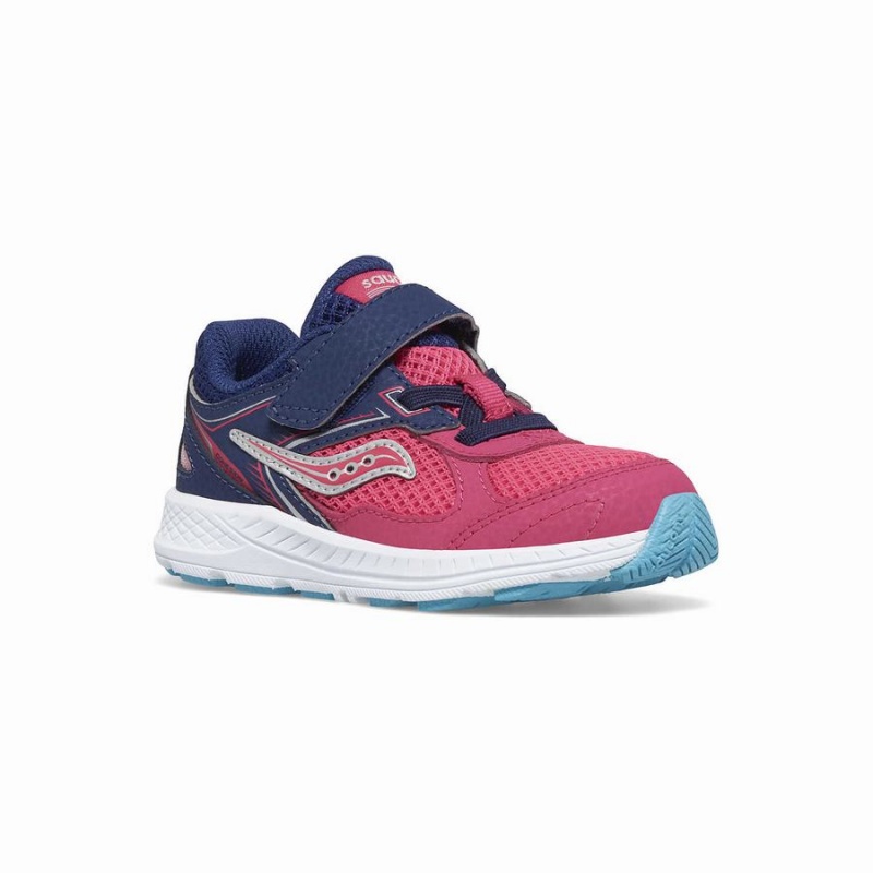 Saucony Cohesion 14 A/C Jr. Sneaker Løpesko Barn Rosa Marineblå | S39528-R15