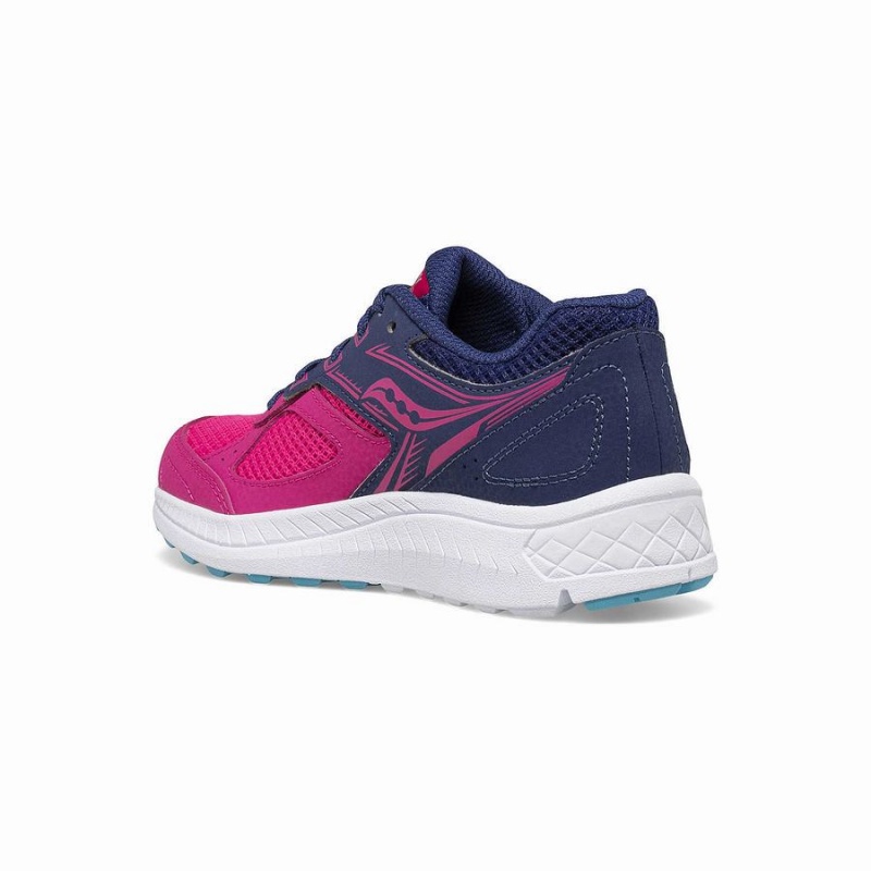 Saucony Cohesion 14 Blonder Sneaker Løpesko Barn Rosa Marineblå | S63195-E25