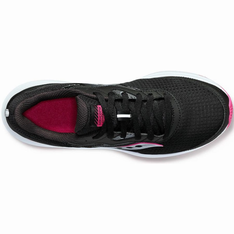 Saucony Cohesion 16 Fjellsko Dame Svarte Fuchsia | S79320-K56