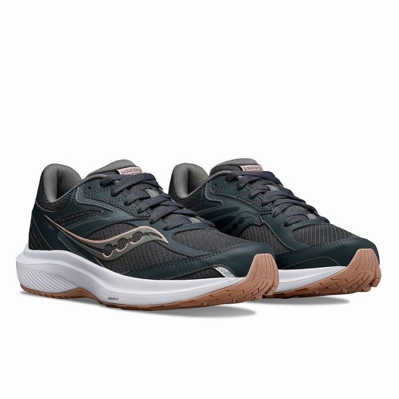 Saucony Cohesion 17 Brede Løpesko Dame Grønn | S69482-U08