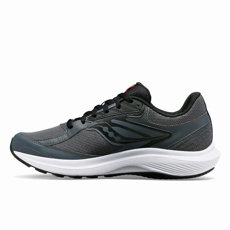 Saucony Cohesion 17 Brede Løpesko Herre Grå Svarte | S25149-J45