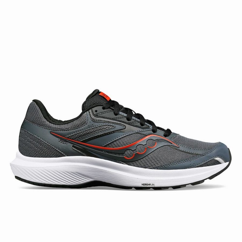 Saucony Cohesion 17 Brede Løpesko Herre Grå Svarte | S25149-J45