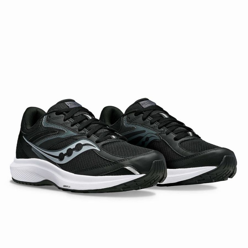 Saucony Cohesion 17 Brede Løpesko Herre Svarte Hvite | S08795-K06