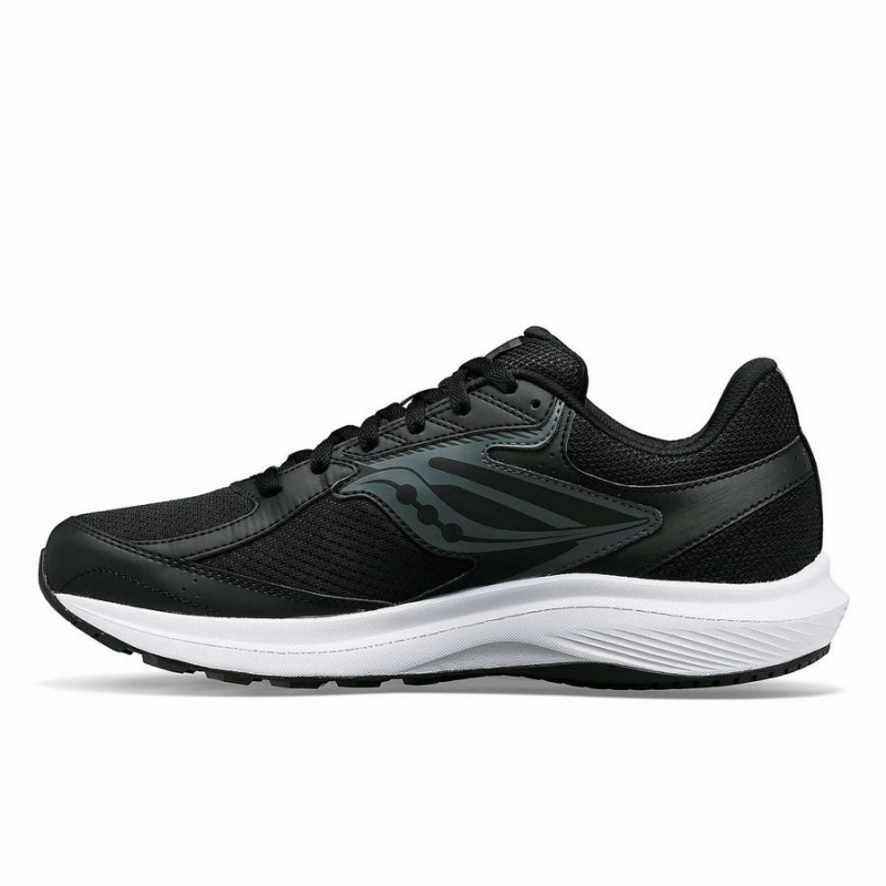 Saucony Cohesion 17 Brede Løpesko Herre Svarte Hvite | S08795-K06