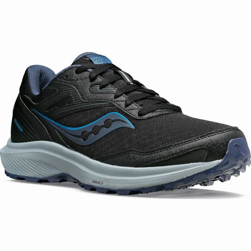 Saucony Cohesion TR16 Brede Trail Løpesko Herre Svarte Hvite | S23604-W43