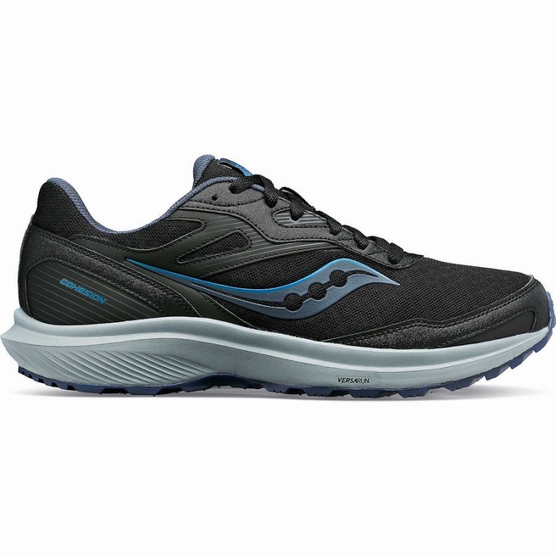 Saucony Cohesion TR16 Brede Trail Løpesko Herre Svarte Hvite | S23604-W43