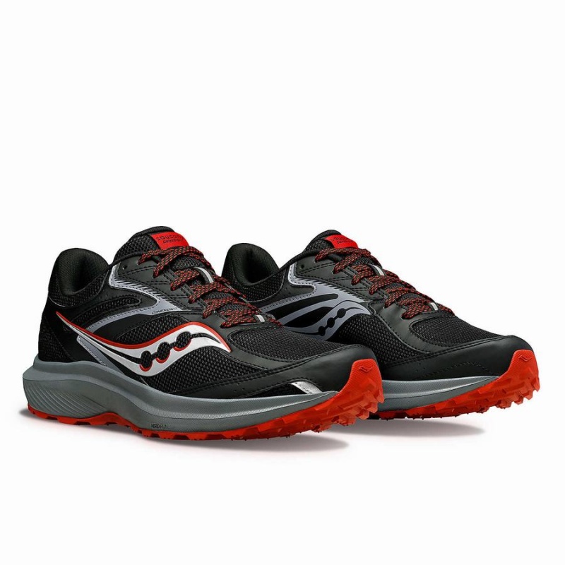 Saucony Cohesion TR17 Brede Løpesko Herre Svarte Oransje | S50681-L58