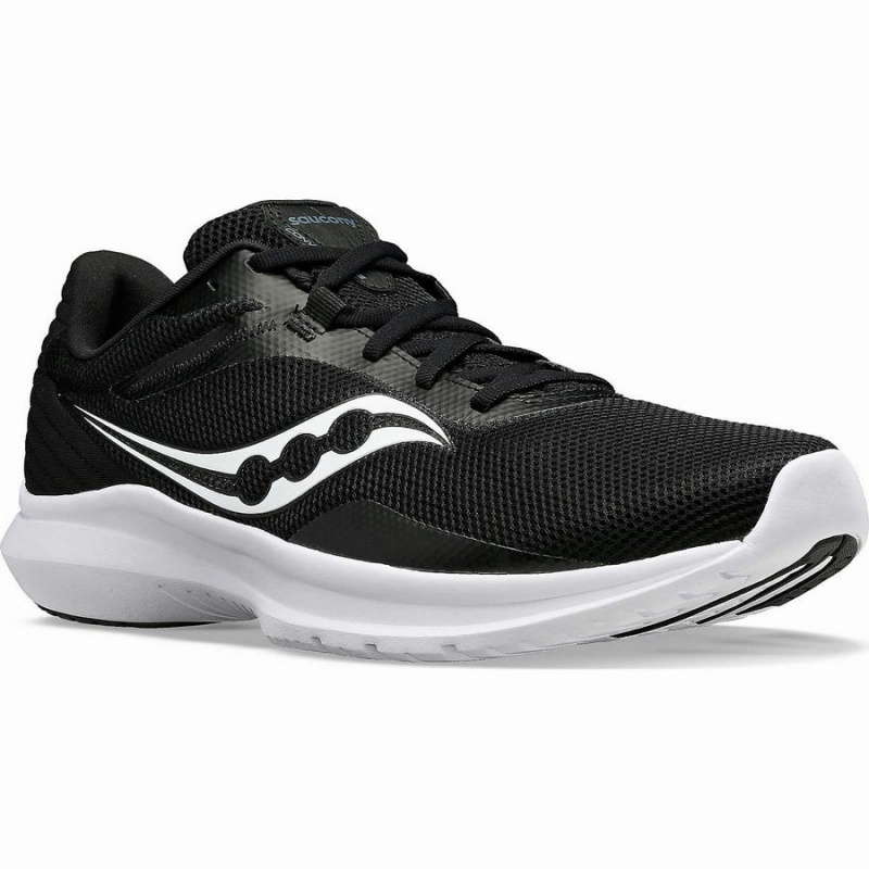 Saucony Convergence Fjellsko Herre Svarte Hvite | S93267-K96