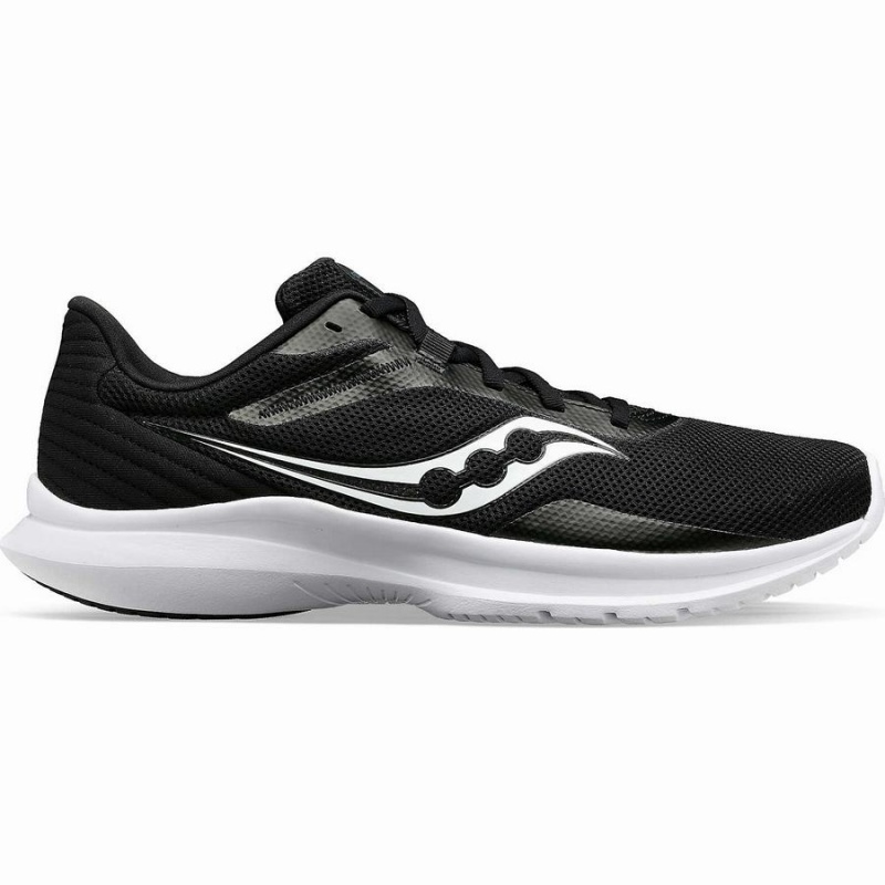 Saucony Convergence Fjellsko Herre Svarte Hvite | S93267-K96