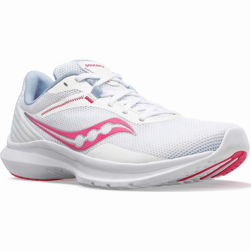 Saucony Convergence Løpesko Dame Hvite Rosa | S93065-D16