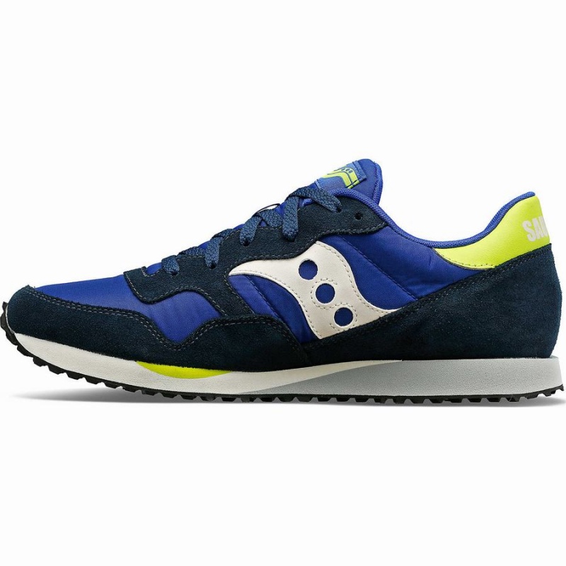 Saucony DXN Trainer Joggesko Dame Blå Hvite Lyse Grønn | S96384-T19