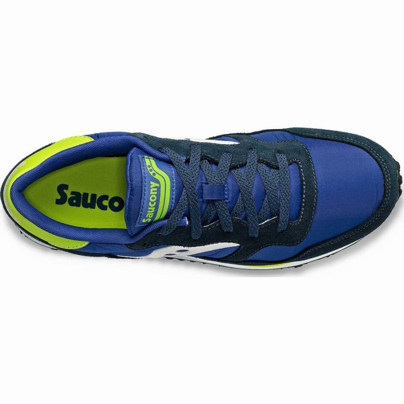 Saucony DXN Trainer Joggesko Dame Blå Hvite Lyse Grønn | S96384-T19