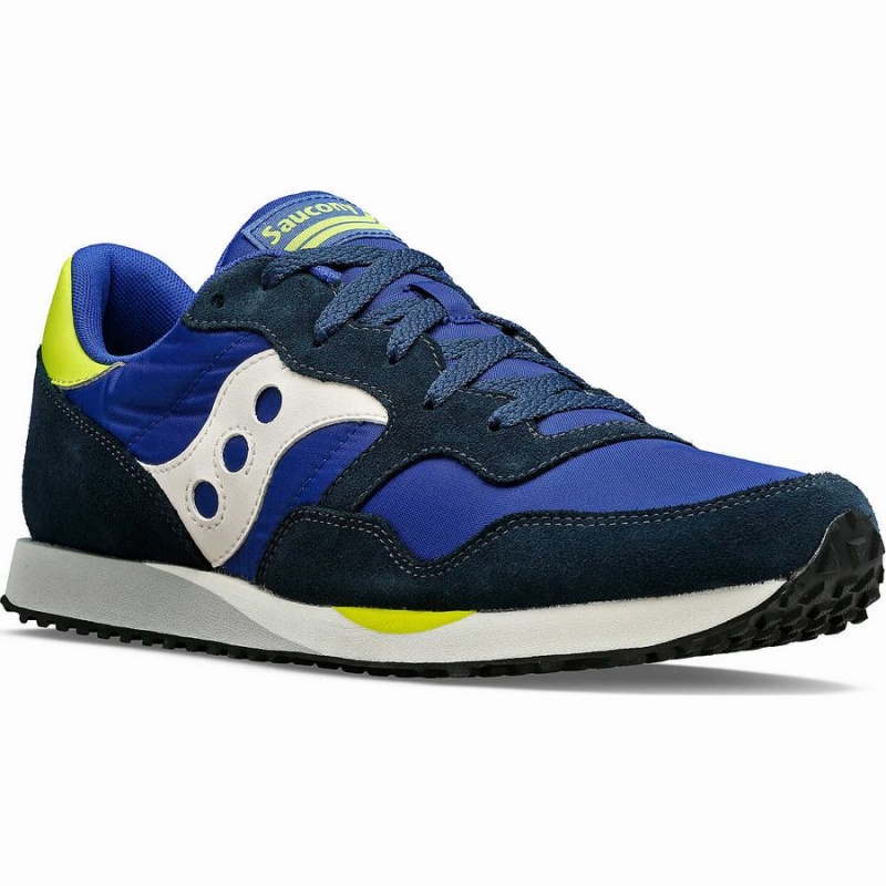 Saucony DXN Trainer Joggesko Dame Blå Hvite Lyse Grønn | S96384-T19