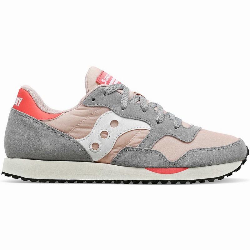 Saucony DXN Trainer Joggesko Dame Grå Rosa | S51793-F34