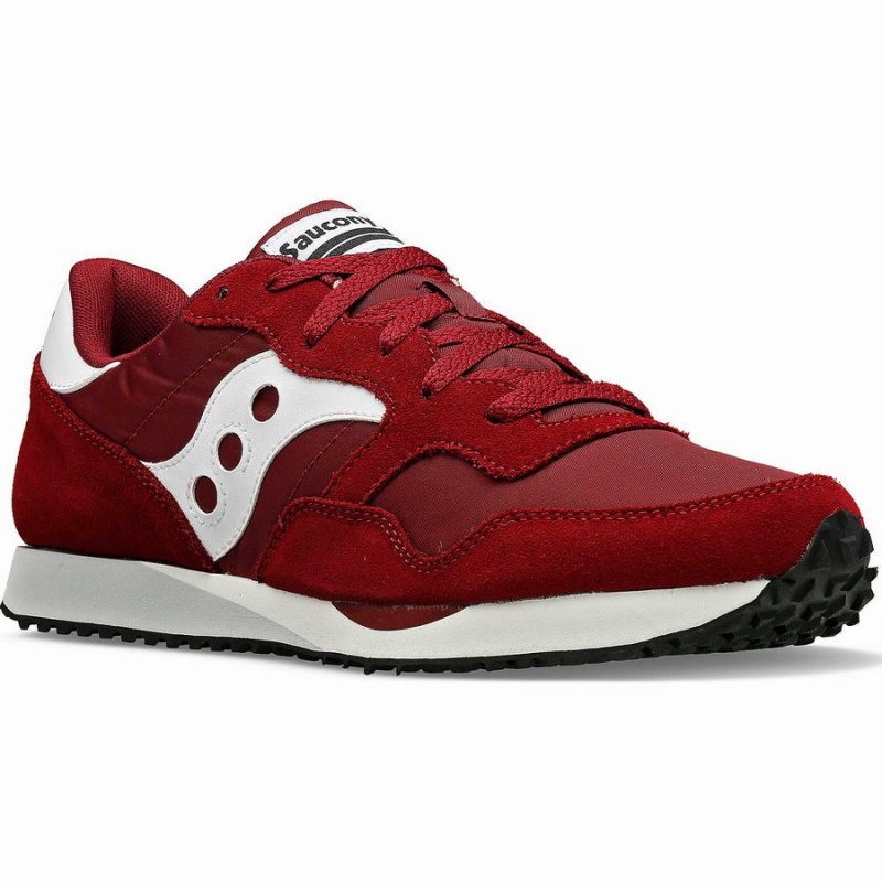 Saucony DXN Trainer Joggesko Herre Burgunder Hvite | S89163-X51