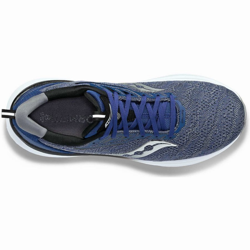 Saucony Echelon 9 Brede Løpesko Herre Indigo Svarte | S29807-B37