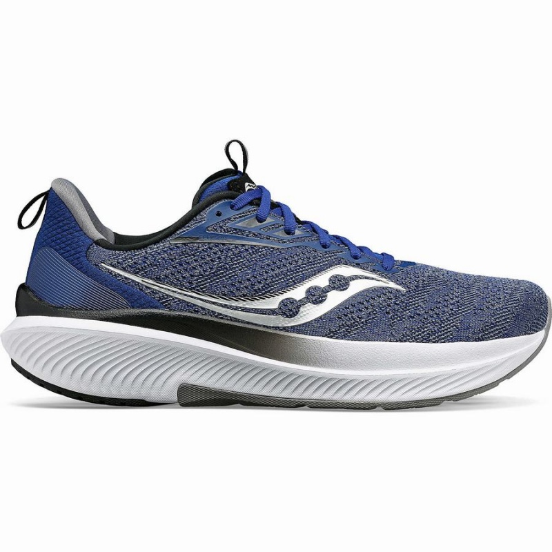 Saucony Echelon 9 Brede Løpesko Herre Indigo Svarte | S29807-B37