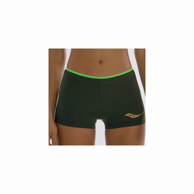 Saucony Elite Boy Shorts Dame Umbra | S08297-K34