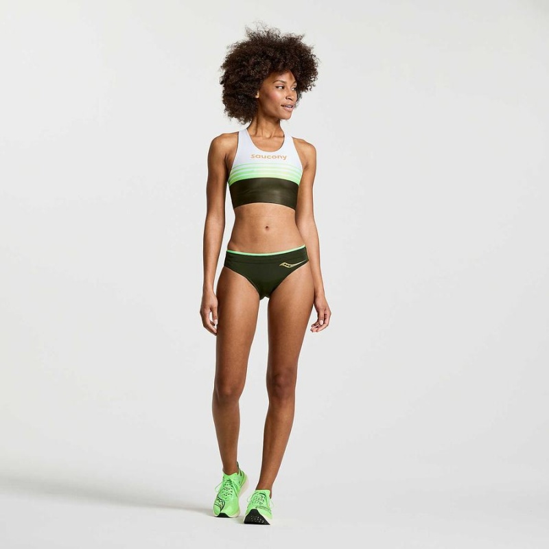 Saucony Elite Bra Top BH Dame Umbra | S16540-E65