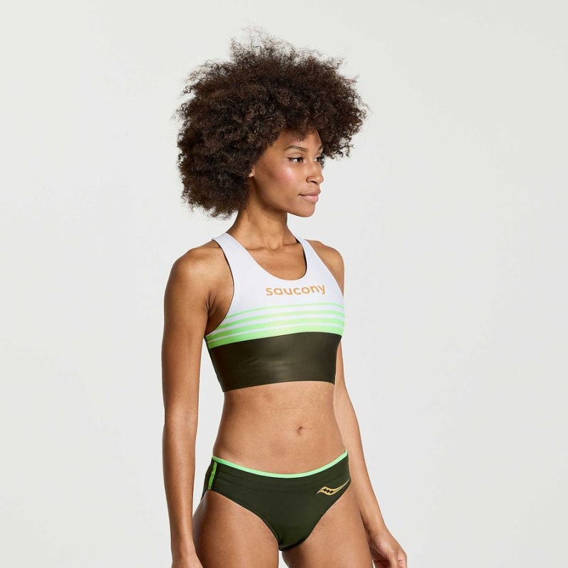 Saucony Elite Bra Top BH Dame Umbra | S16540-E65