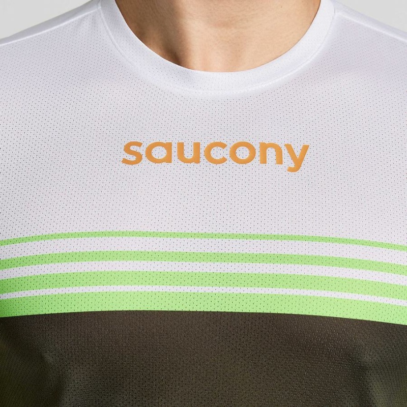 Saucony Elite Long Sleeve T-skjorte Herre Umbra | S02786-P30