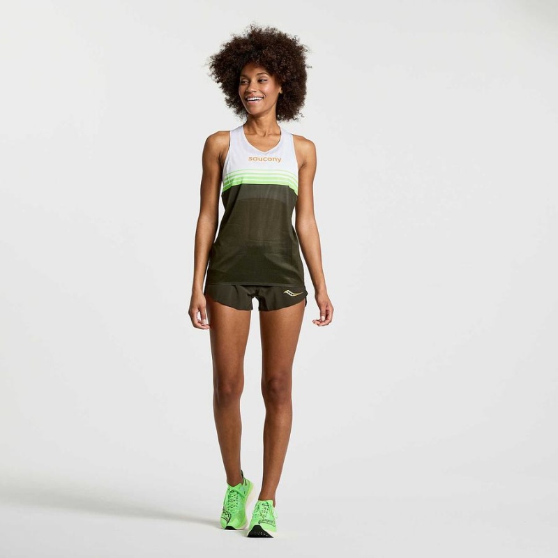 Saucony Elite Split Shorts Dame Umbra | S02789-L12