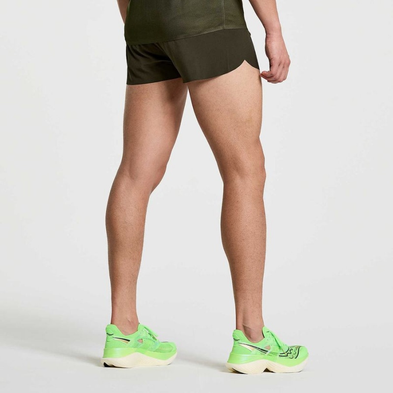 Saucony Elite Split Shorts Herre Umbra | S67542-X68