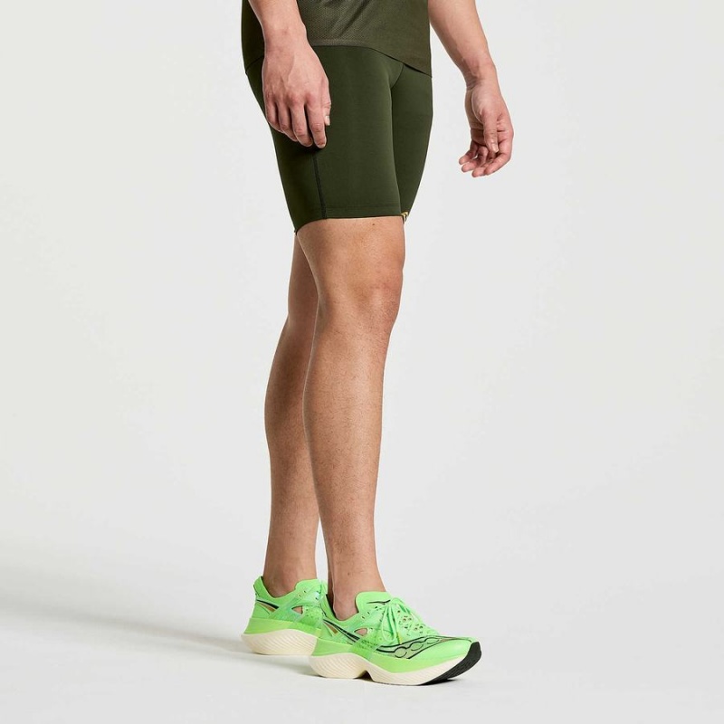 Saucony Elite Tight Shorts Herre Umbra | S95643-B65