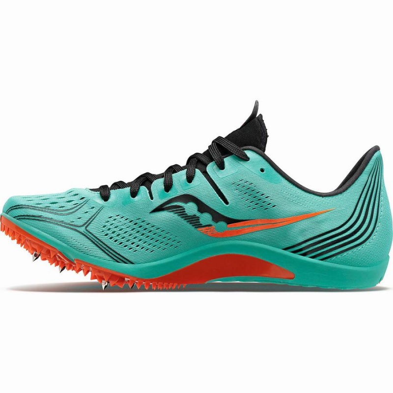 Saucony Endorphin 3 Spike Piggsko Dame Mint Svarte | S32457-Q46