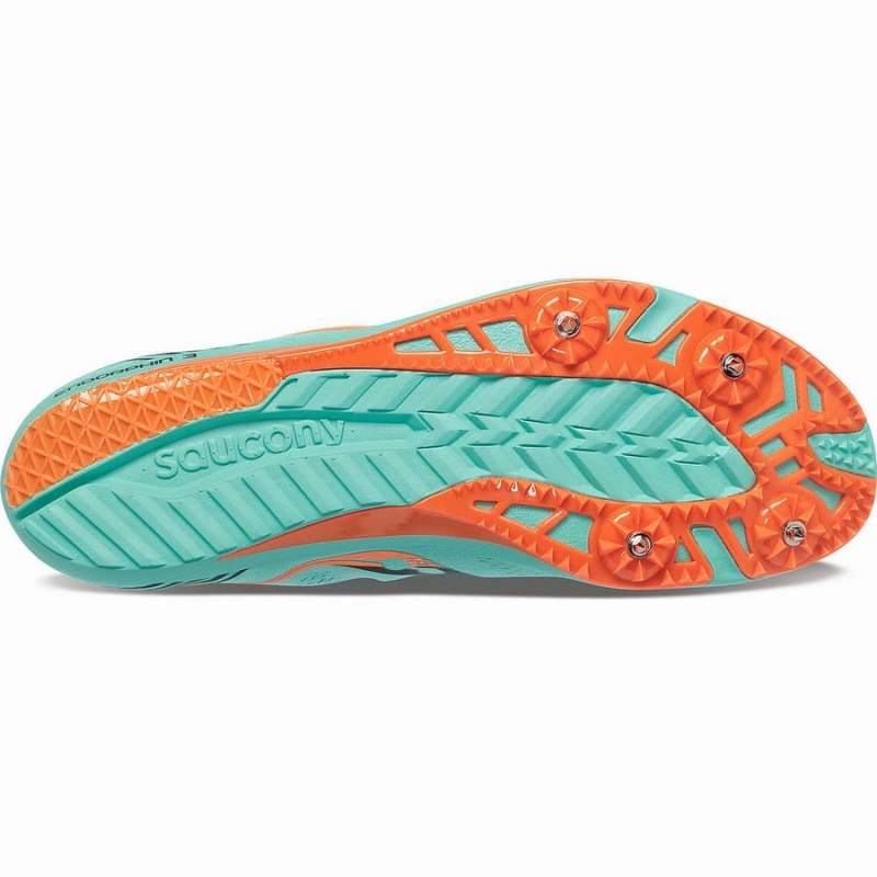 Saucony Endorphin 3 Spike Piggsko Dame Mint Svarte | S32457-Q46