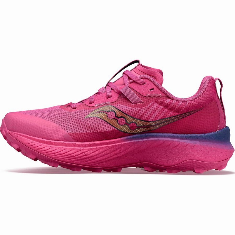 Saucony Endorphin Edge Løpesko Herre Rosa Marineblå | S89605-F93