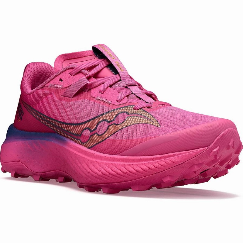 Saucony Endorphin Edge Løpesko Herre Rosa Marineblå | S89605-F93