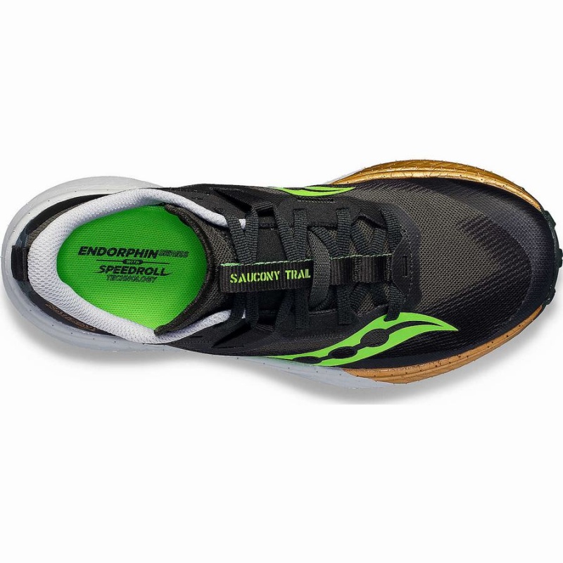 Saucony Endorphin Edge Løpesko Herre Umbra / Slime | S23059-H63