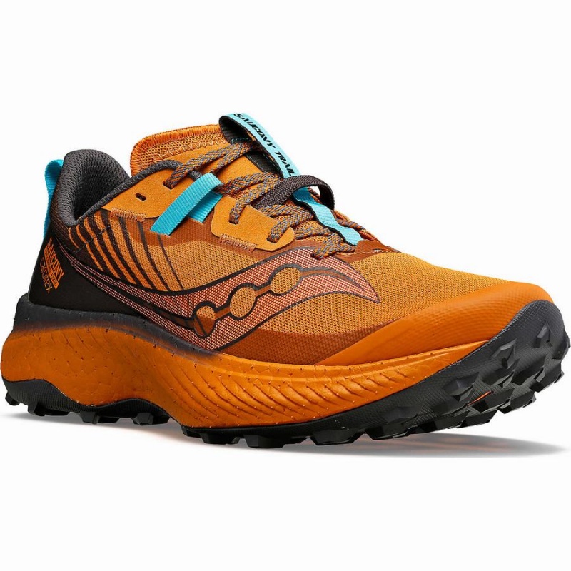 Saucony Endorphin Edge Trail Løpesko Herre Oransje | S40317-U02