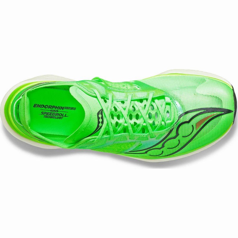 Saucony Endorphin Elite Løpesko Herre Grønn | S85610-H31