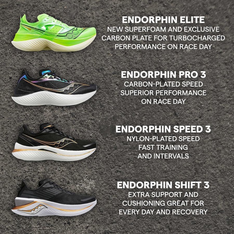 Saucony Endorphin Elite Løpesko Herre Grønn | S85610-H31